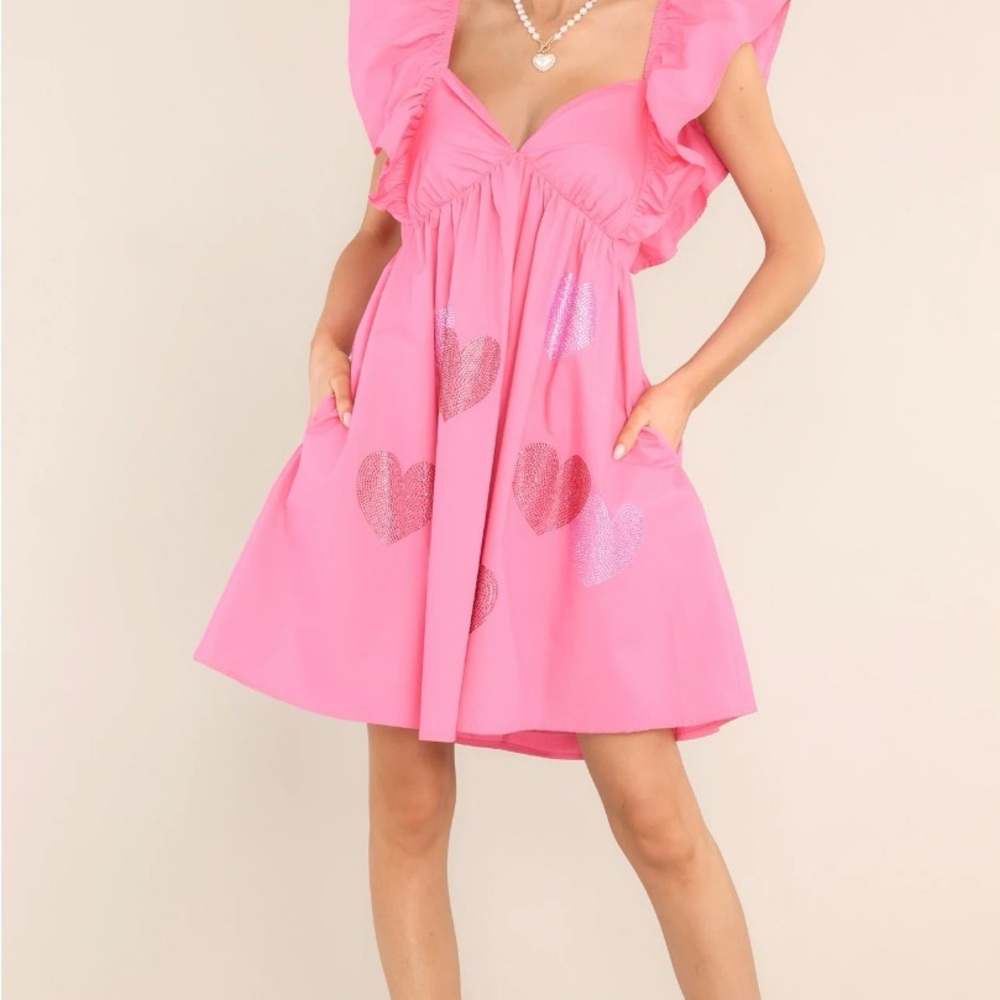 You’re My Lover Pink Mini Dress (Red Dress Boutique)